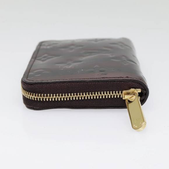 LOUIS VUITTON Vernis Rayure Zippy Coin Purse Amarante M91719 LV Auth 90162 - Picture 3 of 16